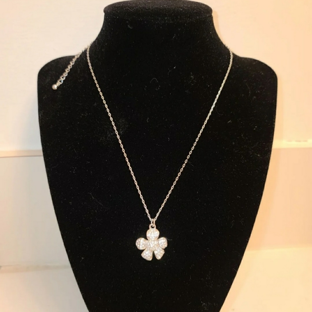 crystal flower necklace